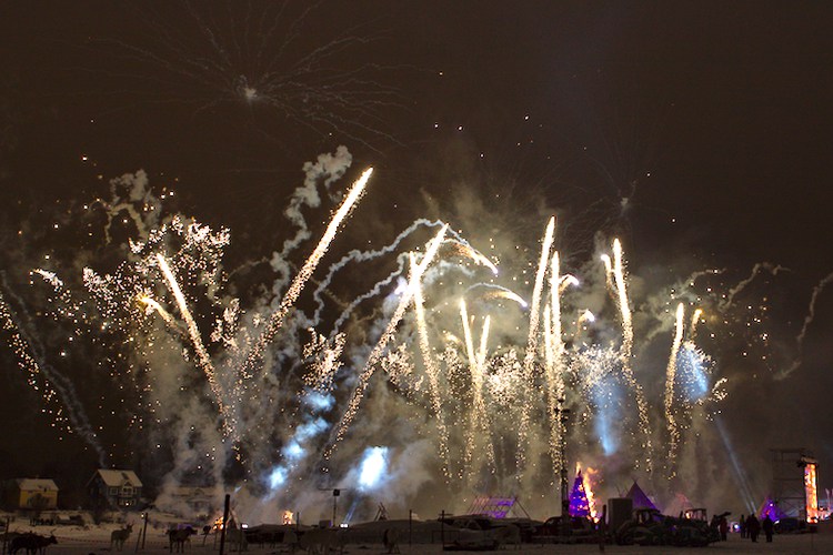 Umeå 2014 inauguration fireworks